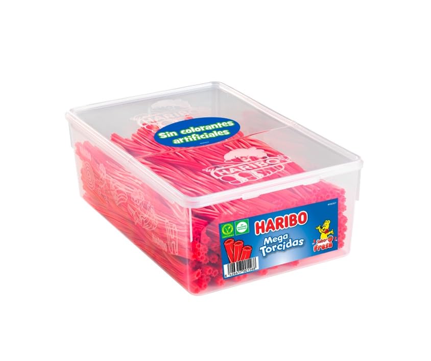 HARIBO MEGA TORIDAS Vermelhas frasco de 200 unidades