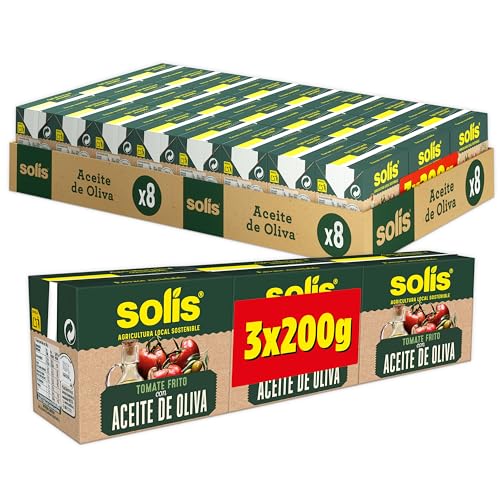 Solis Molho de tomate COMBI OLIVA 8 x (3 x 200 g)