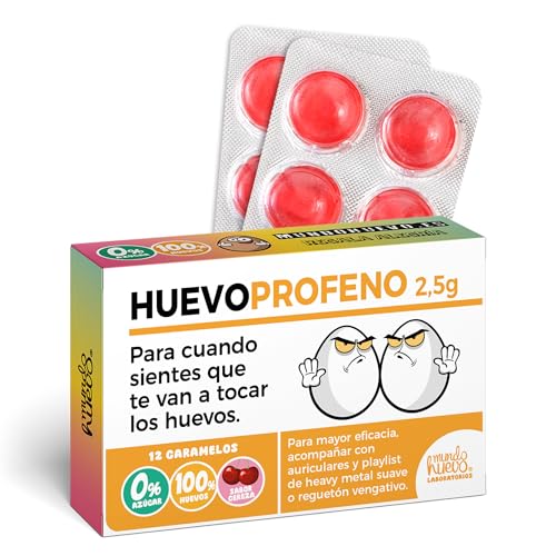 Caramelos de brincadeira em blister | OVOFENO | caixa de presente divertido com 12 doces sem açúcar | presente para amigos, família, aniversários, Natal, amigo invisível, reuniões, festas