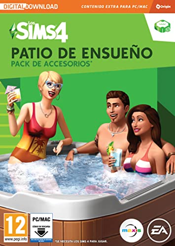 Los Sims 4 Patio de Ensueño (SP2) Pack de AccesoriosPCWin-DLC |Videojuegos |Código de descarga directa |Castellano