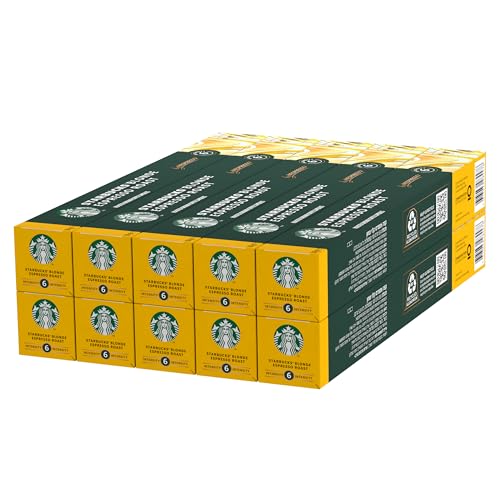 STARBUCKS Blonde expresso Roast de Nespresso, cápsulas de café de torra macia 10 x 10 (100 cápsulas)