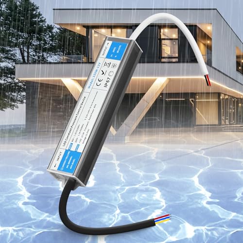 SUCIKORIO Impermeável LED transformador 12 V 150 W 12,5 A exterior IP67, fonte de alimentação constante ultra-fina LED controlador AC 220 V a DC 12 V 150 W fonte de alimentação LED de baixa voltagem