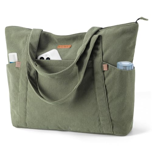 Lekespring Bolsa Tote Bag grande mala de praia para mulher, mala Shopper, mala para computador portátil com compartimento para portátil de 17 polegadas, elegante malas de tiracolo para trabalho escola