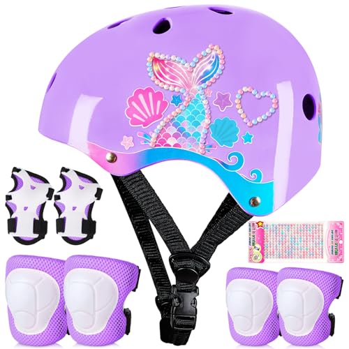 Capacete de bicicleta para crianças, capacete de bicicleta para crianças de 3 a 8 anos, capacetes infantis de proteção para patinares patinação ciclismo skate Scooter desportos