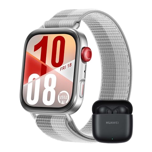 HUAWEI Watch FIT 4 Nylon cinzento + Freebuds SE2 preto