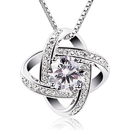 B. Catcher - Colar com brincos e botões de punho em zircónia cúbica e prata 925, Ouro branco Pérola Ouro branco pérola prata esterlina, Zircónia