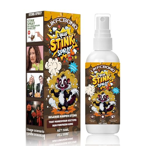LIKFCBOND Spray para Stink extraforte, spray líquido para Stinky, Ultimate Halloween Prank Party Spray líquido apavorado, spray apegado para adultos, 1 unidade, 50 ml