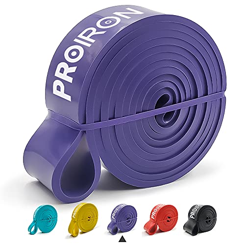 PROIRON Banda elástica de resistência - borracha dominada natural de borracha para alongamento, elevação de potência, ioga, pilates