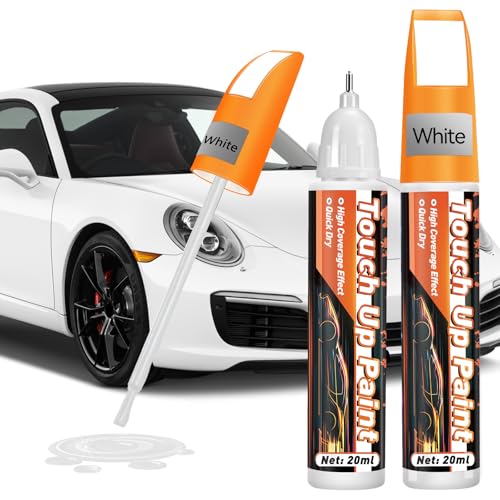 prowithlin Reparador de reparador de riscos de carro, pacote de 2 reparador de riscos de carro, caneta de pintura para carro dois em um, reparação rápida de riscos em carros
