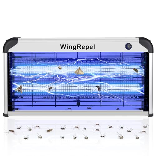 WingRepel 120SJFS Candeeiro de insetos UV, mosquito interior, 30 W candeeiro anti-mosquitos elétrico, candeeiro de mata mosquitos elétrico potente