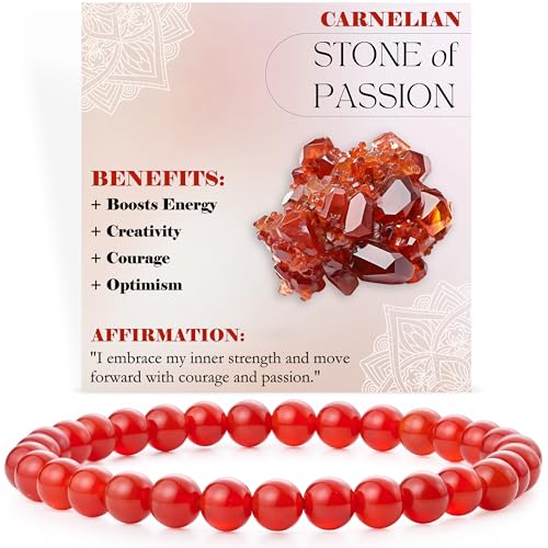 Bivei Pulseira de contas para mulheres 6 mm pedra semipreciosa natural Stretch cristal elástico jóias ioga presentes