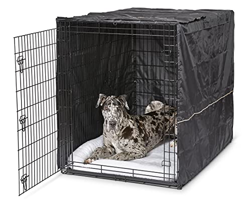 MidWest Homes for Pets Modelo CVR-54 Capa para gaiola de cão XXL de 137,16 cm, capa de privacidade para gaiolas de cães gigantes SL54 e SL54DD da MidWest, cor cinzenta