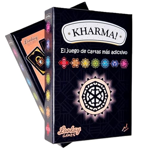 Kharma! - Jogo de cartas fácil e divertido para toda a família e amigos - de 2 a 8 jogadores para crianças e adultos (2.ª edição)