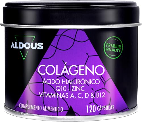 Colágeno ácido hialurónico coenzima Q10 vitaminas e B12 zinco - 120 dias dose máxima - fórmula avançada - colagénio para articulações fortes, pele lisa e energia - colagénio hidrolizado