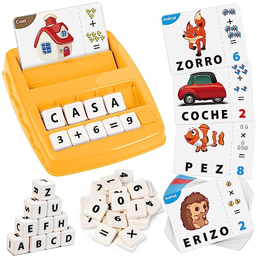 Joozmui Brinquedos crianças 3 4 5 6 7 8 anos, jogos educativos crianças 3-8 anos presente menina 3-8 anos brinquedos menina aprender a ler brinquedos Montessori