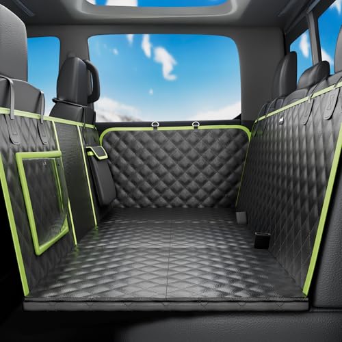 Pecute Capa de carro para cão com fundo rígido para grandes SUV/camião 145 * 73 cm, 2025 Matéria melhorada, 3 em 1 capa e extensor e barreira, impermeável anti-riscos, textura sofá, até 150 kg