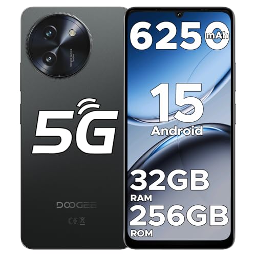 DOOGEE Note 59 Pro 5G Telefone telemóvel livre Android 15, 32 GB + 256 GB (2TB) Octa Core, Smartphone 6,75" HD 120Hz, 6250 mAh telemóvel, 16 MP+ 8 MP/8,6 mm/Dual SIM/GPS/WWWW/W/WW/WW/WW/WW idevine L11
