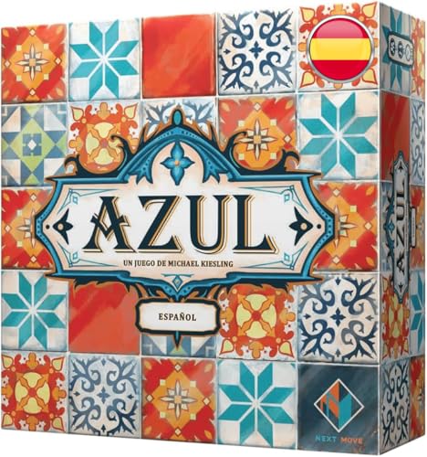 Plan B Games | Azul | Jogo de mesa de posicionamento de losetas e estratégia para adultos e famílias, 8 anos, 2 a 4 jogadores | 30-45 minutos por partida | espanhol