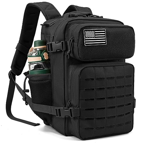 QT&QY Mochilas militares táticas 35/45 L mochila de assalto do exército mala Bug Out de 3 dias mochila de caminhada para acampar
