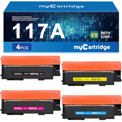 myCartridge 117A Toner (com chip) Sostituzione di Tonificador HP 117A compatível de HP cor laser MFP-178NW MFP-179FNW 150A (preto/amarelo/ciano / magenta)