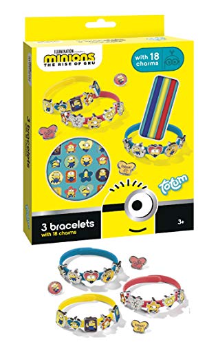 Totum - Minions Conjunto de fazer pulseira, multicolorido (710108)