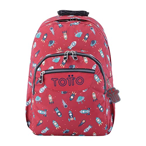 TOTTO Acuareles Mochila Unisex niños (Pack de 1)