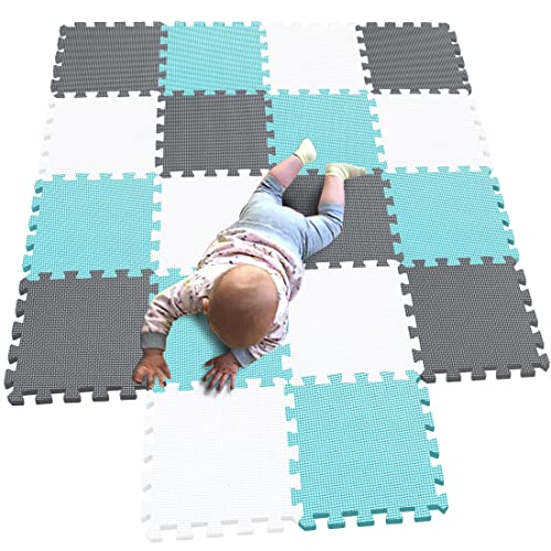 MQIAOHAM Tapete em espuma EVA grande para bebé, manta para brinquedos, parque, tapete puzzle multicolor