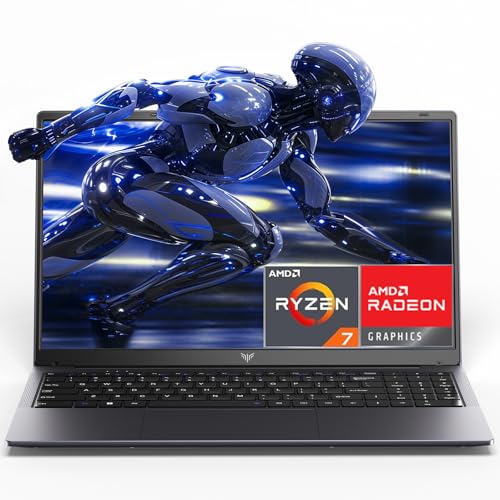 ACEMAGIC Computador portátil AMD Ryzen 7 5700U, até 4,3 GHz, 16 GB RAM DDR4 x 2 512 GB SSD NVME PCIE3.0 portátil 15,6" FHD Notebook 8 núcleos, WiFi 6, BT5.2, HDMI, Type C, Laptops