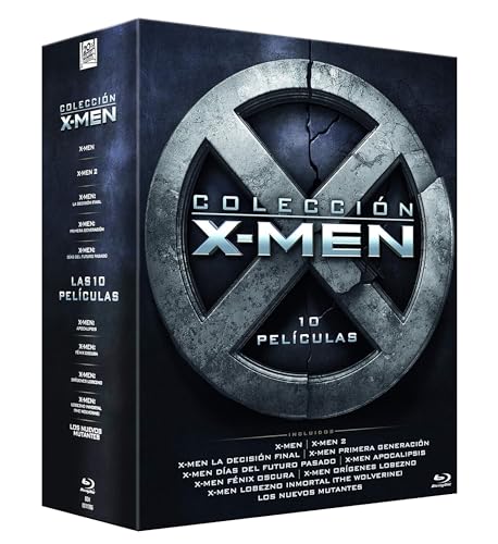 X-MEN Coleccion - Pack 10 (Blu-ray): X-Men/ X-Men 2/ La Decision Final/ Primera Generacion/ Dias del Futuro Pasado/ Apocalipsis/ Fenix Oscura/ Origenes Lobezno/ Lobezno Inmortal/ Los Nuevos Mutantes