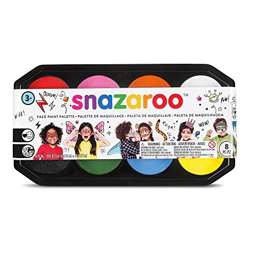 Snazaroo - Paleta de maquilhagem para rosto com 8 comprimidos - 18 ml