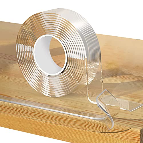 Loiion Protetor de cantos de parede de 10 m, protetor transparente para móveis para bebé, pré-adesivo extra forte fita nano tapa, protetores multifuncionais para cantos e bordas (1 mm de espessura)