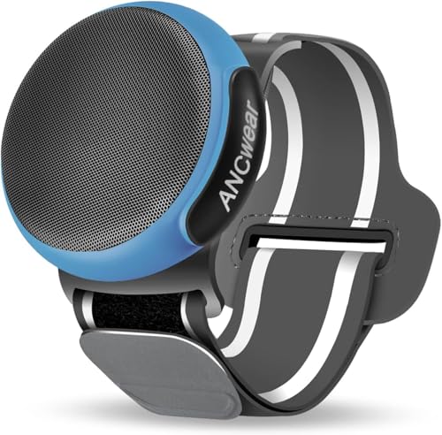 Altifalante Wearable sem fios Bluetooth 5.3 TWS, mini com som HD, 8H automonomia, USB-C, resistente à água IPX6, ideal para atividades ao ar livre, festas, campismo, bicicleta