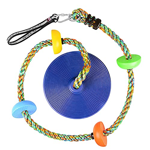 Katomi Corda de escalada com plataforma e disco Swing Seat Set - acessórios para balanços de Trepar