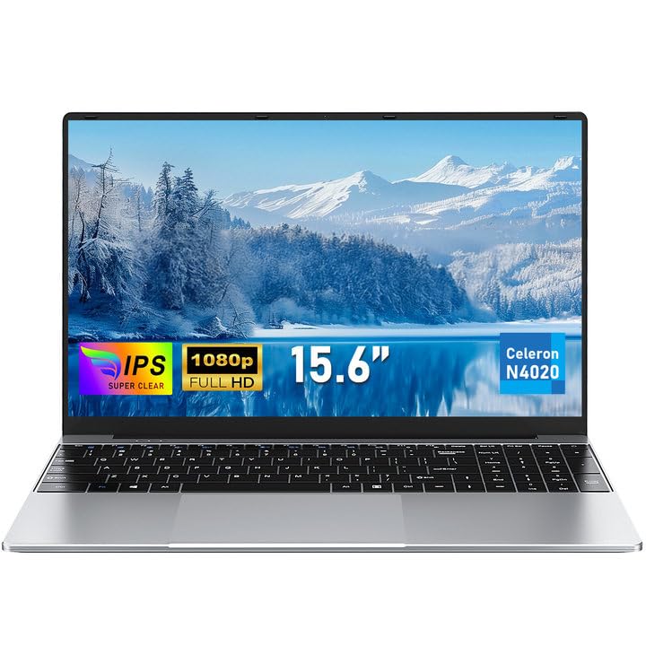 FUNYET Computador portátil, 15,6 polegadas 2025 portátil, 8 GB RAM, 512 GB SSD, processador N4020, IPS FHD 1920 x 1080,5000 mAh, estudante, ranhura para cartões TF, Win11pro Notebook