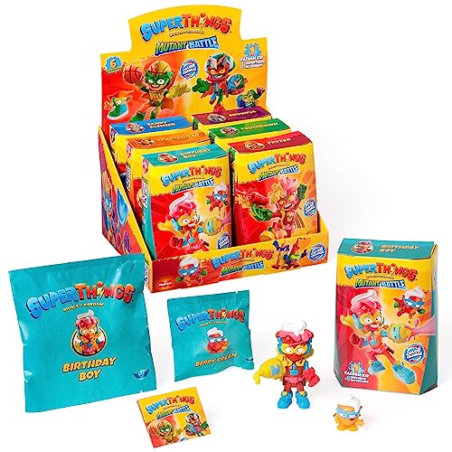 SUPERTHINGS Série Mutant Battle – coleção completa dos 6 Kazoom Kids da nova série Mutant Battle. Cada Kazoom Kid muda de cor e vem com 1 SuperThing e 1 acessório de combate