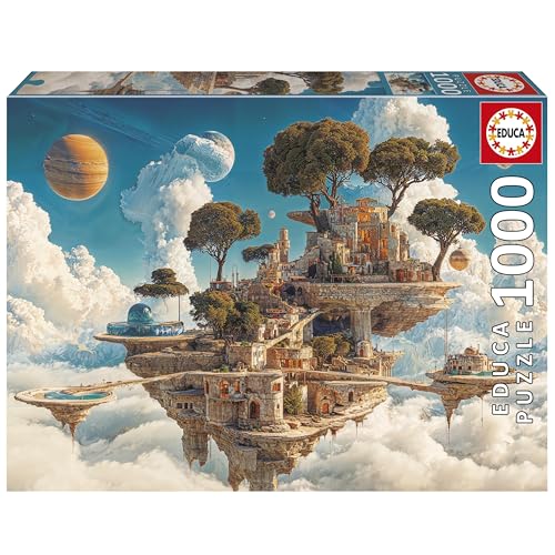 Educa - Puzzle de 1000 peças para adultos | Reino de nuvens. Inclui cola Fix Puzzle. Medidas: 68 x 48 cm. 14 Anos (20231)