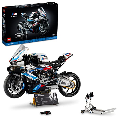 LEGO Technic BMW M 1000 RR, motos em escala, presente colecionável para homens e mulheres, casaco para construção para adultos