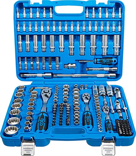 BGS 2247 | Conjunto de chaves de copo "Gear Lock" | entrada 6,3 mm (1/4") | 10 mm (3/8") / 12,5 mm (1/2") | 192 peças
