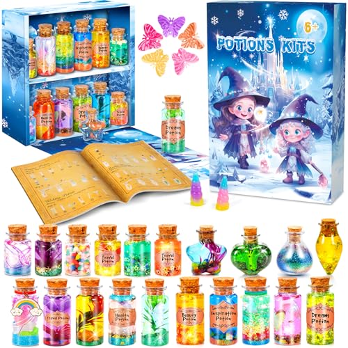 Subtail Poções mágicas para meninas - kit de artesanato para menina 6 7 8 9 10 11 anos - Fairy Magic Fabulous Potion Kit - jogos Pocimas mágicas brinquedos meninas 6 7 8 9 10 Anos - presente menina 6