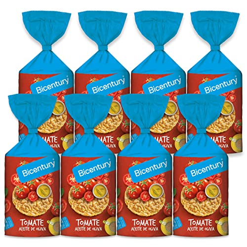 Bicentury - Tortitas de milho sabor tomate (8 unidades)