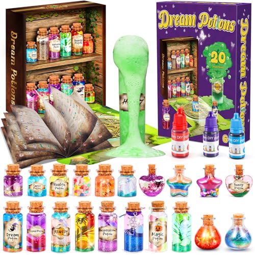 Subtail Poções mágicas meninas - kit de artesanato para menina 6 7 8 9 10 11 12 anos - Fairy Magic Potion Kit | areia mágica - brinquedos criativos de presente para menina 6-11 anos