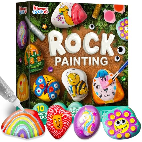 JOYIN 10 Kit de pintura rústica para crianças dos 4 aos 6 anos.