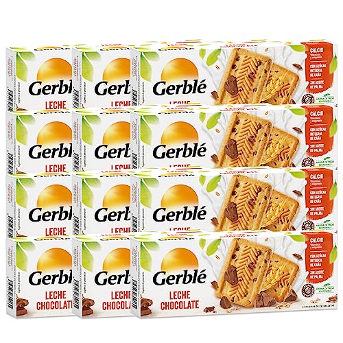 Gerblé Bolacha de chocolate com leite e iogurte, com magnésio e vitaminas, fonte de fibra de 20 bolachas - 230 g