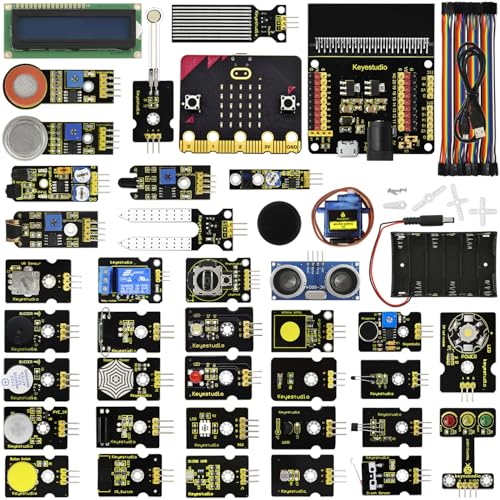 KEYESTUDIO BBC Micro: bit 37 em 1 Sensores Kit compatível Avec V1, V2 Microbit (Não incluído)