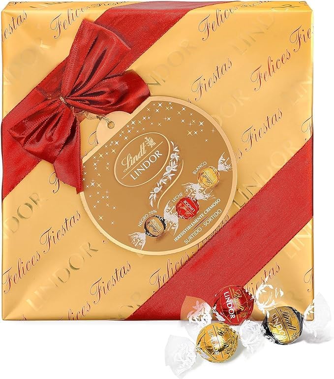 Lindt Lindor Assorted Gift Box chocolate sortido, tablet 287 g